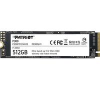 PATRIOT SSD P300 512GB M2 2280 PCIE GEN3, 1700MBS/1200MBS R/W