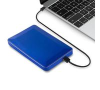 Hard disk esterno portatile da 2,5", 2 TB / 500 GB/120 GB, USB 3.0 Hdd Backup, adatto per PC, desktop, laptop, finestre, Macbook, Xbox One, Ps4 (1 TB,blu)