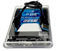 Hard disk esterno SSD 512 GB 520 Mb/s USB 3.0 ad alta velocità 512 GB 2.5" SATA con alloggiamento e cavo USB 3.0 compatibile con tutti i sistemi operativi console TV PC desktop notebook 51CH044R