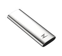 Hard disk esterno SSD in metallo SSD 256 gb/128 gb, USB 3.1 Type-c, archiviazione di backup portatile, adatto per PC desktop, laptop, MacBook, tablet, fotocamera (512 GB, argento)