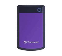 Transcend TS2TSJ25H3P HDD Esterno, 2,50 Pollici, USB 3.0, 2000 GB, Autoalimentato, Viola