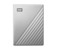 WD 5TB My Passport Ultra for Mac, Hard Disk Esterno Portatile, USB-C, USB 3.2 Gen 1/USB 3.0, Protezion con password, Software per la gestion e il backup, Formatto per MacOS, Argento