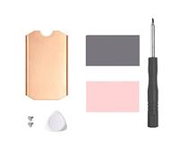 Hard Disk Heat Sink Copper Disk Radiator 0.5mm 401W Copper Heat Sink with Thermal Pad for M.2 2242 2280 NVMe SSD