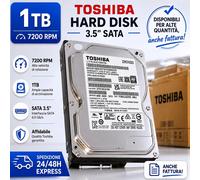 ✅ Hard Disk Interno 1TB TOSHIBA DT01ACA100 SATA 3.5 7200RPM Disco Rigido HDD DVR