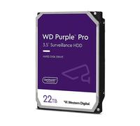 WD Purple Pro 22TB per Smart Video, Hard Disk Interno 3,5” - Tecnologia AI AllFrame, 7200 RPM, 550TB/anno, Cache da 512 MB