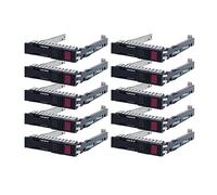 Hard Drive Caddy 651687-001 651699-001 651699-001 SSD Staffa compatibile per HP Gen8 Gen9 G8 G9 ML350p DL360e DL320e DL380e SL270 sL230, confezione da 10