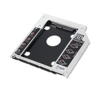 Hard Drive Caddy, SATA 2nd SSD HDD Hard Disk Caddy Tray Universale 12,7 mm 2,5 '' SSD HDD Hard Drive Enclosure SATA-3 Laptop Hard Disk Holder per CD/Dvd-Rom Ottico SuperDrive Tray Drive Slot