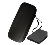 Hard Drive Case - 7.87x3.94x1.97 Inches, Cylindrical External Storage, Lightweight, Waterproof | Adjustable Handle, Compact Travel Organizer, Electronics Protection For Laptop, Accessories, USB Drives