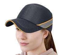 Hard Hat - 22,83-25,59 pollici Mesh Ball Caps, Adjustable Safety Bump Caps, ABS Baseball Hats with Bump Insert for Head Protection | Breathable Shock Absorption Safety Hard Hat for Cycling Golf