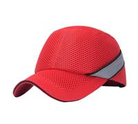 Hard Hat - 22,83-25,59 pollici Mesh Ball Caps, Adjustable Safety Bump Caps, ABS Baseball Hats with Bump Insert for Head Protection | Breathable Shock Absorption Safety Hard Hat for Cycling Golf