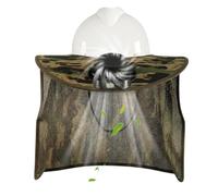 Hard Hat Full Brim - USB Solar Powered Removable Visor for Construction
