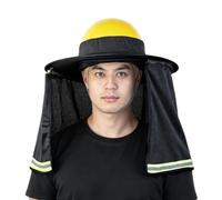 Hard Hat Shade - Waterproof Reflective Strips High Visibility Mesh