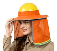 Hard Hat Shade - Waterproof Reflective Strips High Visibility Mesh