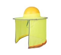 Hard Hat Shade - Waterproof Reflective Strips High Visibility Mesh