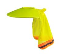 Hard Hat Sun Shade - Cooling Airflow Fabric, Sweat Reducing Vent Design, Sun Blocking Rear Drape, Flexible Fit Headgear Strap System, Outdoor Activity Śun Protection Wrap Worksite Hiking Cycling Field