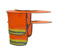 Hard Hat Sun Shield | Casco di sicurezza della motosega con orecchio protettivo | Copertura del tramonto del collo per paesaggi e lavoratori forestali, costruzione all'aperto