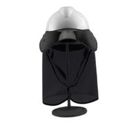 Hard Hat Sun Shield, UV Blocking Sunshade, Quick Drying Helmet Attachment, Face Protection for Construction Landscaping Outdoor Heatstroke Prevention, Gray, Black, Blue