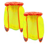 Hard Hat Sun Visor - 2 pezzi collo Shade Set, Adjustable High Visibility Helmet Cover, UV Protection Cooling Fabric | Outdoor Hiking Cycling, Costruzione Work, Landscaping, Yard, Roofing, giallo