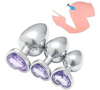 Hard Heart-Shaped Strass Light Violet Hip Trainer Accessory, Home Hip Trainer Accessorio, Accessorio Di Allenamento Sportivo, Uso Al Coperto, Adatto Per Scenari Multipli, Scelta Del Cuore