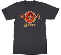 Hard Mordor Cafe Rock Men's T-Shirt Size M