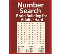 Hard Number Search for Adults: Advanced 100 Puzzle Book for Adults | Includes Solutions and High-Difficulty Layouts