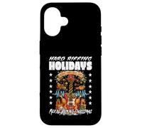 HARD RIFFING HOLIDAYS BUON ROCKING CHRISTMAS chitarrista Xmas Custodia per iPhone 16
