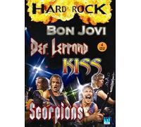 Hard Rock - 4 DVD Scorpions - Kiss - Def Leppard - Bon Jovi