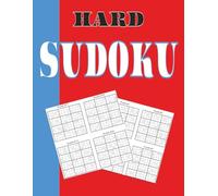 Hard Sudoku: Big Book of Hard Sudoku: 12x12 Grids on 8.5x11 Paper Hard Sudoku Overdrive 400 Grids to Break Your Brain (Gently)