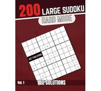 Hard Sudoku Large Print for Seniors: 200 Challenging Puzzles to Keep Your Brain Sharp