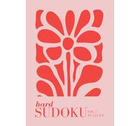 Hard Sudoku: Pretty Travel Size Sudoku A5 Size