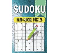 Hard Sudoku Puzzle Book: Challenging Sudoku Puzzles with Solutions | 6x9 inches, 110 pages | 50+ Puzzles |Brain Teasers for Adults, Logic Puzzle Games for Relaxation and Mental Fitness