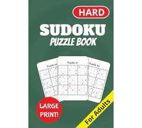 Hard Sudoku Puzzle Book: For Adults and Seniors | 400 Grids for Serious Brain Training & Relaxation | 6x9 Inch Format, Solutions Included