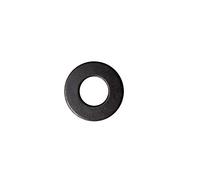 hard-to-find Fastener 014973124427# 10 rondella piatta, nero