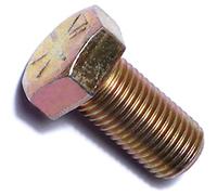 Hard-to-Find Fastener 014973252533 - Viti a testa esagonale fine grado 8, 3/8" (9,5 mm) - 24 x 3/4" (19,1 mm), 10 pezzi, giallo