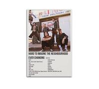 Hard To Imagine The Neighbourhood Ever Changing The Neighbourhood Album Musica Figure Album Poster Decorazione Casa Ufficio Soggiorno Decorazione Camera da Letto Teen Tela Pittura a Olio