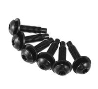 Hard Top Torx Vite Bullone Extra Lungo Bulloni Inossidabile Acciaio Nero 6pz