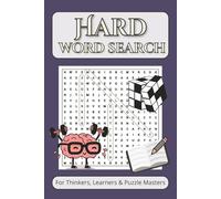Hard Word Search Puzzle Book: Word Searches with Easy-to-Read Print Featuring Hard, Rare & Impressive Words | 6x9 inches, 110 pages | 50+ ... | Great for Travel, Study Breaks & Relax