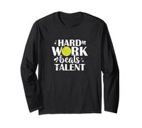 Hard Work batte Talent Motivation Maglia a Manica