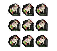 Hardcore Peter Wright Snakebite Carattere Volo Dart Standard di Spessore Extra - 4 set Per Confezione (12 Voli Dart in totale)