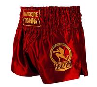 Hardcore Training Classic Muay Thai Pantaloncini Uomo Fight Shorts Nero Bianco Rosso Blu Camo Kickboxing Boxe Combattimento MMA Sparring