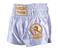 Hardcore Training Classic Muay Thai Pantaloncini Uomo Fight Shorts Nero Bianco Rosso Blu Camo Kickboxing Boxe Combattimento MMA Sparring