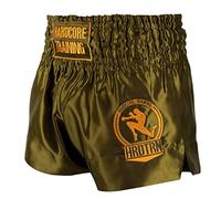 Hardcore Training Classic Muay Thai Pantaloncini Uomo Fight Shorts Nero Bianco Rosso Blu Camo Kickboxing Boxe Combattimento MMA Sparring