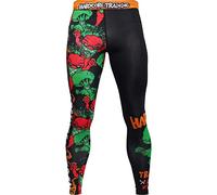 Hardcore Training Compression Pants Men Pantaloni a Compressione Uomo Leggings Yoga Fitness Palestra MMA BJJ Boxe Grappling No Gi