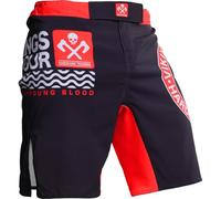 Hardcore Training Fight Shorts Uomo Pantaloncini da Combattimento Arti Marziali MMA BJJ Boxe Muay Thai Grappling Fitness No Gi