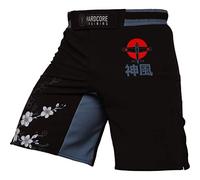 Hardcore Training Fight Shorts Uomo Pantaloncini da Combattimento Arti Marziali MMA BJJ Boxe Muay Thai Grappling Fitness No Gi