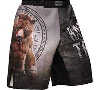 Hardcore Training Fight Shorts Uomo Pantaloncini da Combattimento Arti Marziali MMA BJJ Boxe Muay Thai Grappling Fitness No Gi