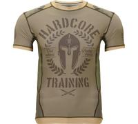 Hardcore Training Neocamp Rash Guard Uomo Maglietta a Compressione MMA BJJ Arti Marziali Boxe Fitness Grappling No Gi (IT, Testo, M, Regular, Regular, Green)
