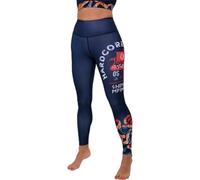 Hardcore Training Thor Leggings Compressione Donne Fitness Boxing Grappling BJJ Pants Yoga (IT, Testo, S, Regular, Regular, Black Blue)