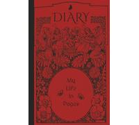 Hardcover Diary: 365 Undated Pages | Wide Ruled | Cream Paper | Gothic Fairy & Gnome Theme