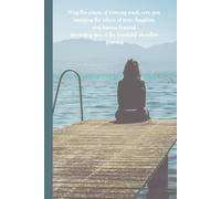 Hardcover Journal featuring Waves and A Reflection on Memories of Life